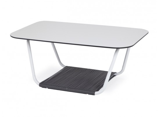 "Глория" журнальный стол 90х60см из HPL, цвет "молочный" в Набережных Челнах