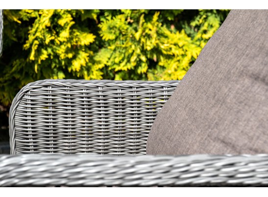 "Гляссе" диван трехместный из искусственного ротанга, цвет графит в Набережных Челнах