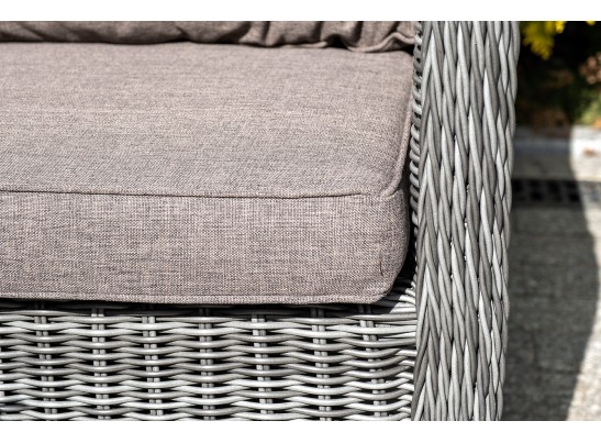 "Гляссе" диван трехместный из искусственного ротанга, цвет графит в Набережных Челнах