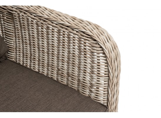 "Гляссе" диван трехместный из искусственного ротанга, цвет бежевый в Набережных Челнах "Гляссе" диван трехместный из искусственного ротанга, цвет бежевый в Набережных Челнах
