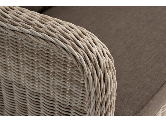 "Гляссе" диван трехместный из искусственного ротанга, цвет бежевый в Набережных Челнах "Гляссе" диван трехместный из искусственного ротанга, цвет бежевый в Набережных Челнах