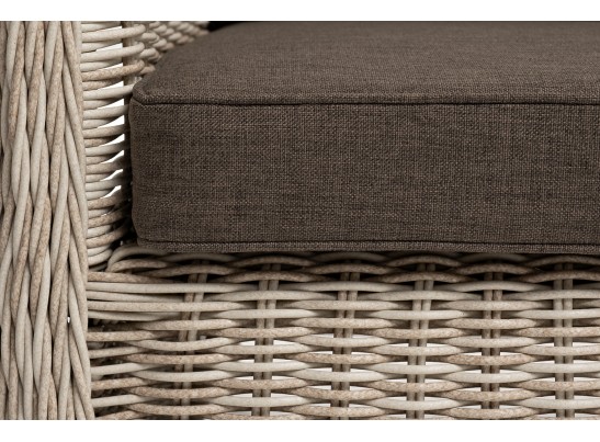 "Гляссе" диван трехместный из искусственного ротанга, цвет бежевый в Набережных Челнах "Гляссе" диван трехместный из искусственного ротанга, цвет бежевый в Набережных Челнах