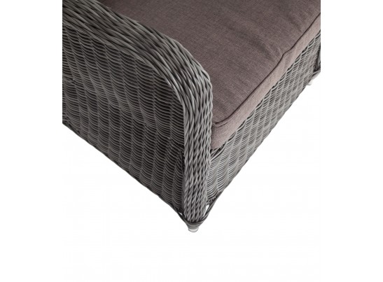 "Гляссе" кресло плетеное из искусственного ротанга, цвет графит в Набережных Челнах