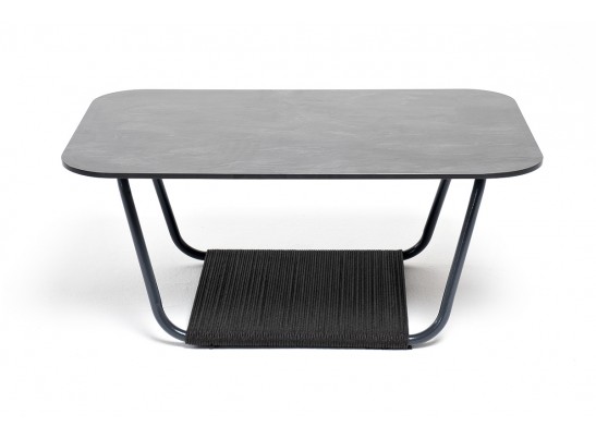 "Гранада" журнальный стол 90х60см из HPL, цвет "серый гранит" в Набережных Челнах