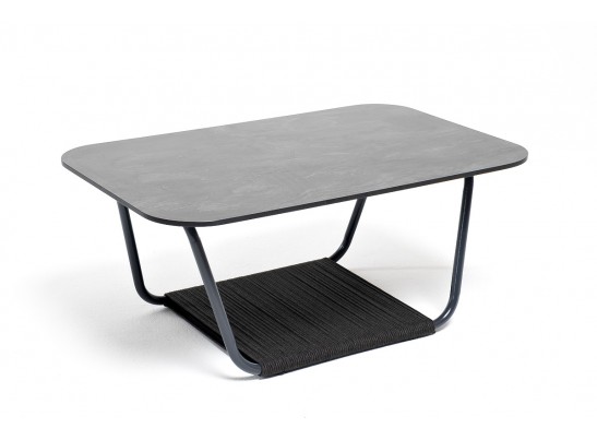 "Гранада" журнальный стол 90х60см из HPL, цвет "серый гранит" в Набережных Челнах