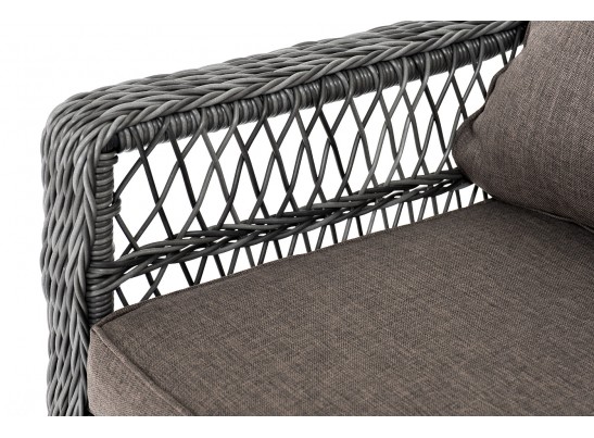"Гранд Латте" диван трехместный из искусственного ротанга, цвет графит в Набережных Челнах "Гранд Латте" диван трехместный из искусственного ротанга, цвет графит в Набережных Челнах
