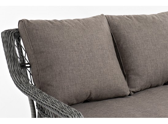 "Гранд Латте" диван трехместный из искусственного ротанга, цвет графит в Набережных Челнах "Гранд Латте" диван трехместный из искусственного ротанга, цвет графит в Набережных Челнах