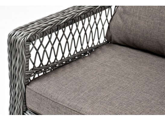 "Гранд Латте" кресло из искусственного ротанга, цвет графит в Набережных Челнах