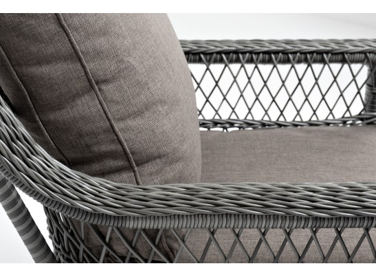 "Гранд Латте" кресло из искусственного ротанга, цвет графит в Набережных Челнах