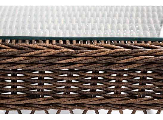 "Гранд Латте" стол журнальный из искусственного ротанга, цвет коричневый в Набережных Челнах