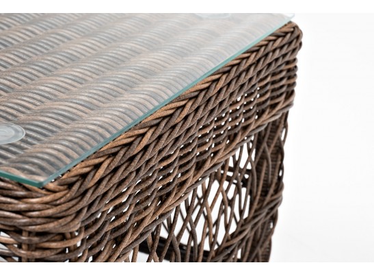 "Гранд Латте" стол журнальный из искусственного ротанга, цвет коричневый в Набережных Челнах