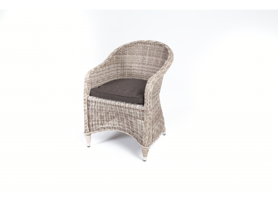 "Равенна" плетеное кресло из искусственного ротанга, цвет бежевый в Набережных Челнах