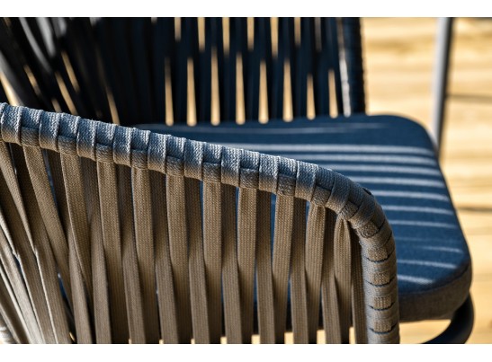 "Каффе Дабл" обеденная группа на 4 персоны, цвет "серый гранит" в Набережных Челнах