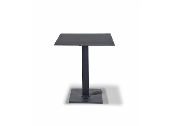 "Каффе" интерьерный стол из HPL квадратный 80х80см, цвет "серый гранит" в Набережных Челнах