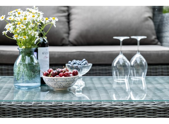 "Капучино Сингл" лаунж-зона из искусственного ротанга, цвет графит в Набережных Челнах