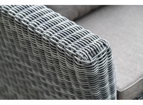 "Капучино Сингл" лаунж-зона из искусственного ротанга, цвет графит в Набережных Челнах