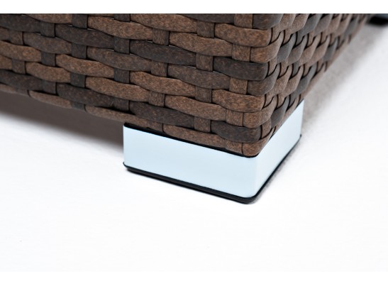 "Капучино" кашпо для цветов плетеное из искусственного ротанга, цвет коричневый в Набережных Челнах