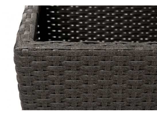 "Капучино" кашпо для цветов плетеное из искусственного ротанга, цвет коричневый в Набережных Челнах