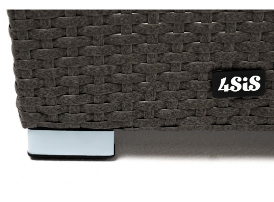 "Капучино" кашпо для цветов плетеное из искусственного ротанга, цвет коричневый в Набережных Челнах