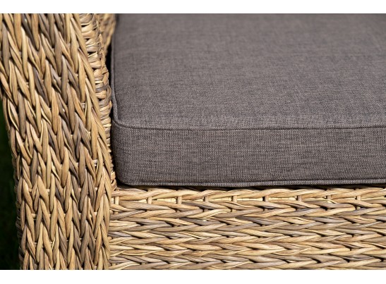 "Капучино" лаунж-зона из искусственного ротанга (гиацинт), цвет соломенный в Набережных Челнах