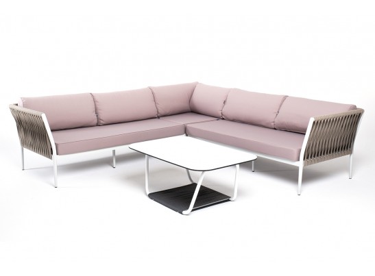 "Касабланка" модульная лаунж-зона из роупа (веревки), каркас из алюминия в Набережных Челнах