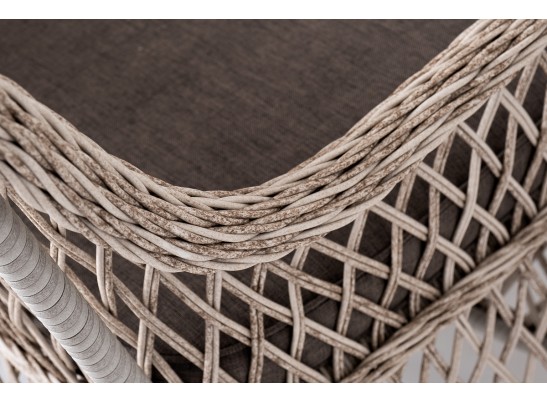 "Катания" обеденная группа плетеная на 6 персон, цвет бежевый в Набережных Челнах