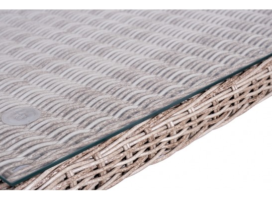 "Катания" обеденная группа плетеная на 6 персон, цвет бежевый в Набережных Челнах