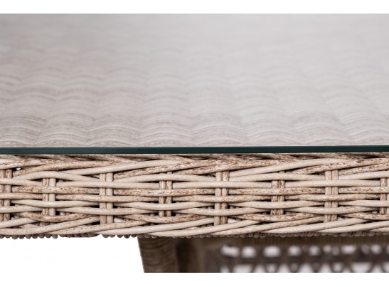 "Катания" обеденная группа плетеная на 6 персон, цвет бежевый в Набережных Челнах