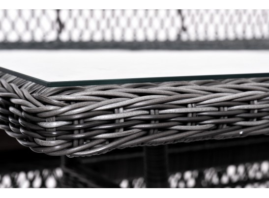 "Катания" обеденная группа плетеная на 6 персон, цвет графит в Набережных Челнах