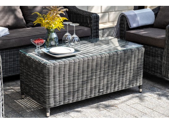 "Кон Панна" лаунж-зона из искусственного ротанга, цвет графит в Набережных Челнах