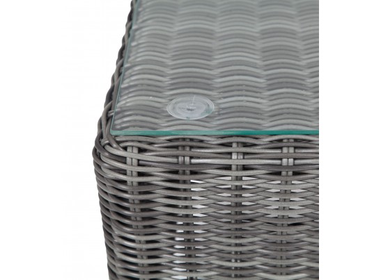 "Кон Панна" столик журнальный из искусственного ротанга, цвет графит в Набережных Челнах