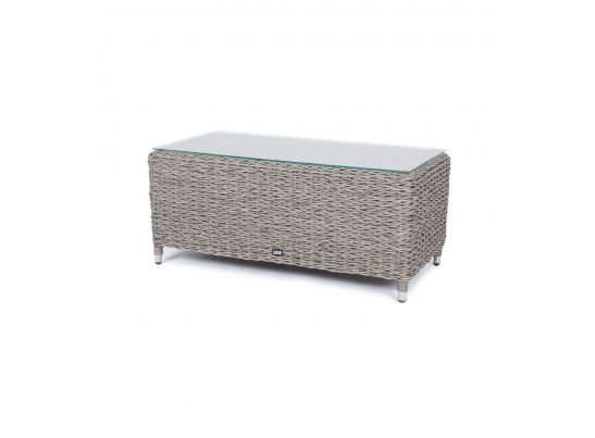 "Кон Панна" столик журнальный из искусственного ротанга (гиацинт), цвет серый в Набережных Челнах