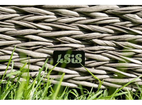 "Кон Панна" столик журнальный из искусственного ротанга (гиацинт), цвет серый в Набережных Челнах