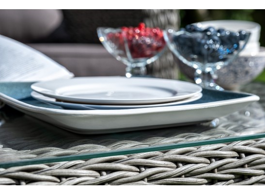 "Кон Панна" столик журнальный из искусственного ротанга (гиацинт), цвет серый в Набережных Челнах