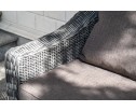 "Кон Панна" диван из искусственного ротанга двухместный, цвет графит в Набережных Челнах