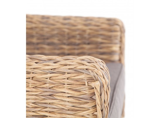 "Кон Панна" кресло из искусственного ротанга (гиацинт), цвет соломенный в Набережных Челнах
