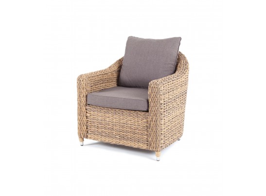 "Кон Панна" кресло из искусственного ротанга (гиацинт), цвет соломенный в Набережных Челнах
