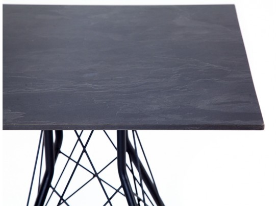 "Конте" интерьерный стол из HPL 63x63см, цвет "серый гранит" в Набережных Челнах