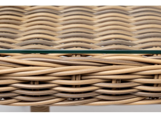 "Латте" плетеный стол из искусственного ротанга 140х80см, цвет соломенный в Набережных Челнах