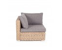 "Лунго" модуль диванный угловой с подушками, цвет коричневый (гиацинт) в Набережных Челнах