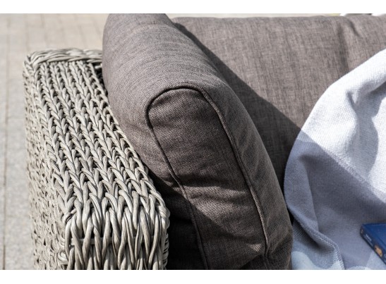 "Лунго" трансформирующаяся лаунж-зона из искусственного ротанга (гиацинт), цвет серый в Набережных Челнах