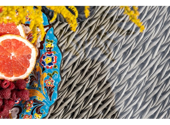 "Лунго" трансформирующаяся лаунж-зона из искусственного ротанга (гиацинт), цвет серый в Набережных Челнах