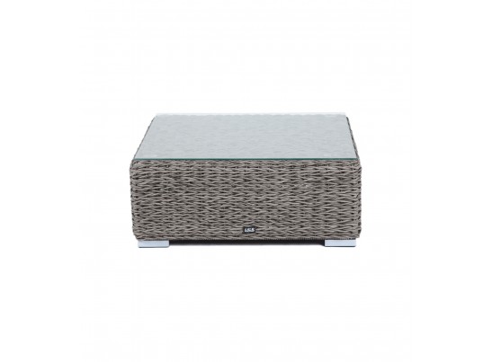"Лунго" журнальный столик плетеный (гиацинт), цвет серый в Набережных Челнах