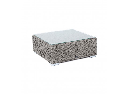 "Лунго" журнальный столик плетеный (гиацинт), цвет серый в Набережных Челнах