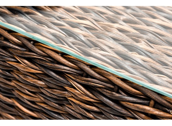 "Лунго" журнальный столик плетеный (гиацинт), цвет коричневый в Набережных Челнах