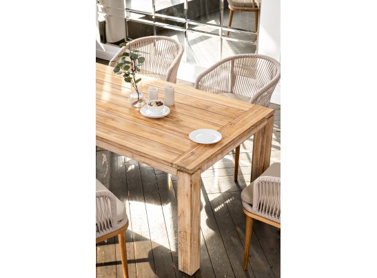 "Мадейра" обеденная группа на 6 персон, стулья "Марсель", роуп бежевый в Набережных Челнах