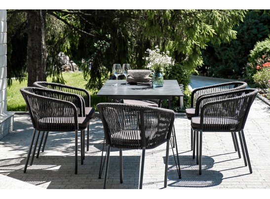 "Милан" обеденная группа на 6 персон, цвет темный в Набережных Челнах