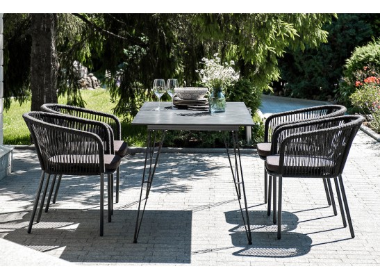 "Милан" обеденная группа на 6 персон, цвет темный в Набережных Челнах