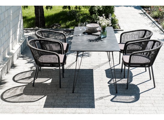 "Милан" обеденная группа на 6 персон, цвет темный в Набережных Челнах