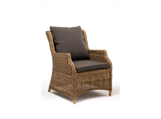 "Неаполь" плетеный стул из искусственного ротанга, цвет соломенный в Набережных Челнах